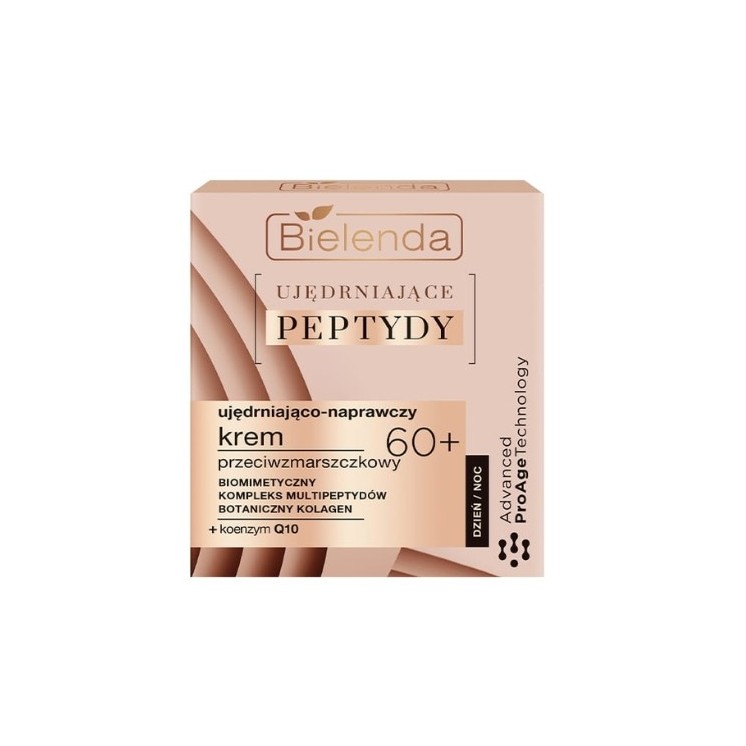 Крем для обличчя Bielenda Ujędrniające Peptydy Anti-Wrinkle Face Cream 60+ Firming and Repairing 50 мл