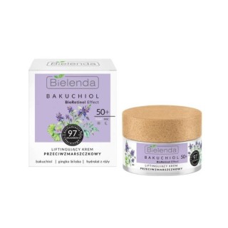 Bielenda Bakuchiol Anti-Falten-Lifting-Gesichtscreme 50+ für Tag und Nacht 50 ml