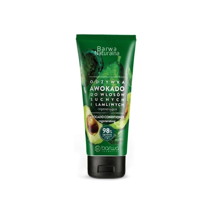 Barwa Naturalna Odżywka do włosów suchych i łamliwych Awokado w tubie 200 ml