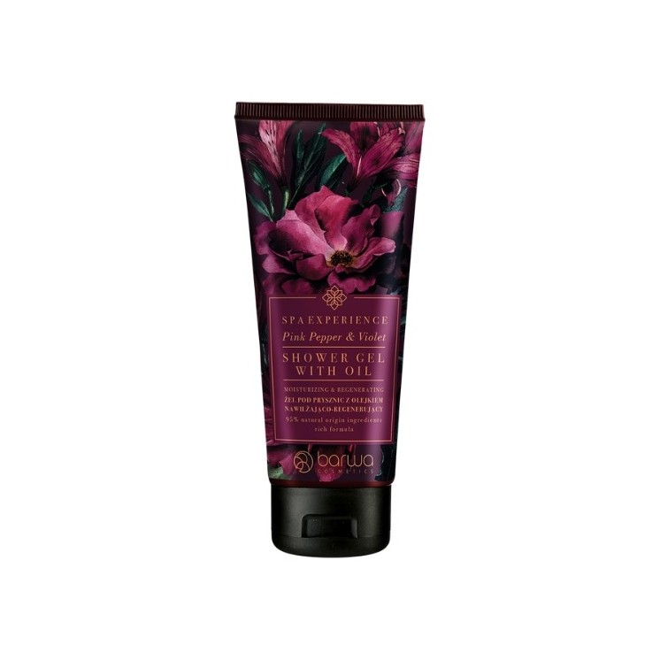 Barwa Spa Experience Nawilżająco - regenerujący Żel pod prysznic Pink Pepper & Violet 200 ml
