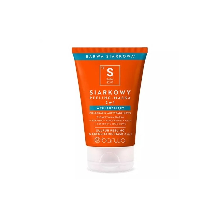 Barwa Sulphur Anti-acne smoothing Peeling - маска 2в1 120 мл