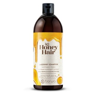 М'який шампунь Barwa Honey Hair Moisturizing and soothing Mild Shampoo для нормального та сухого волосся Мед, прополіс і маточне