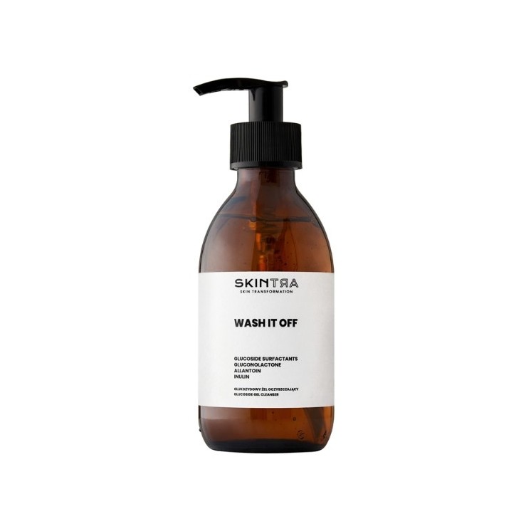 SkinTra Wash It Off glukozydowy Żel do mycia twarzy 200 ml