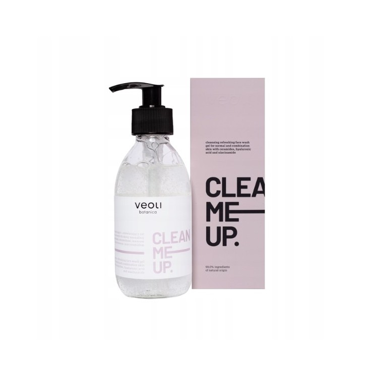 Veoli Botanica Clean Me Up oczyszczająco-odświeżający Żel do mycia twarzy 190 ml