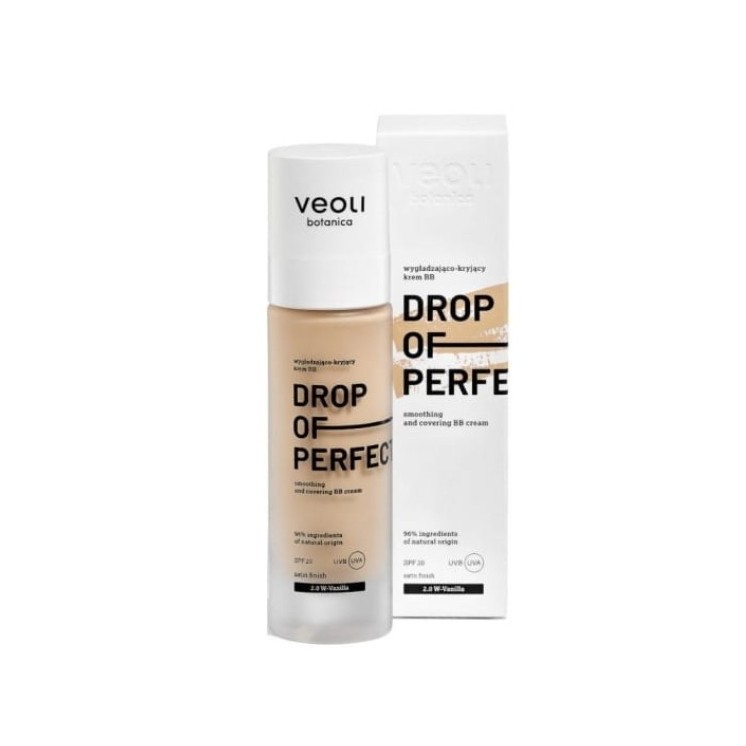 BB крем Veoli Botanica Drop of Perfection SPF20 згладжуючий і покривний з легкою формулою /2.0/ Vanilla 30 мл