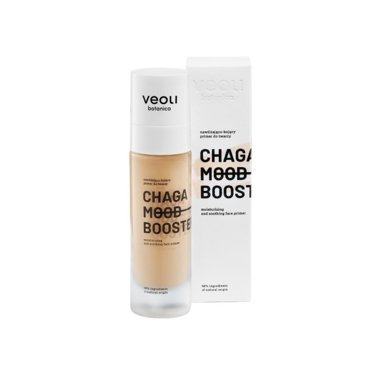 Veoli Botanica Chaga Mood Booster зволожуючий і заспокійливий Primer для обличчя з адаптогенами 30 мл