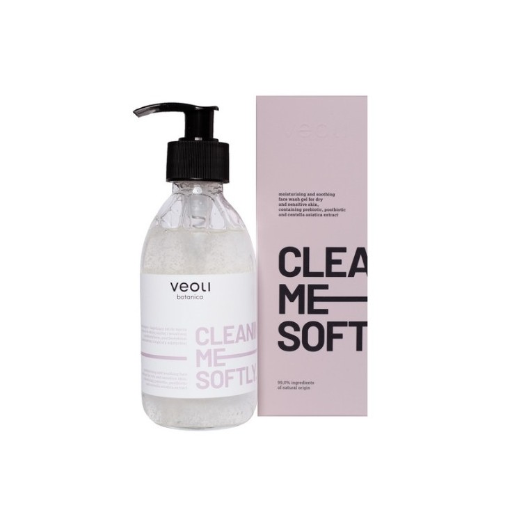 Veoli Botanica Clean Me Softly nawilżająco-łagodzący Żel do mycia twarzy 190 ml