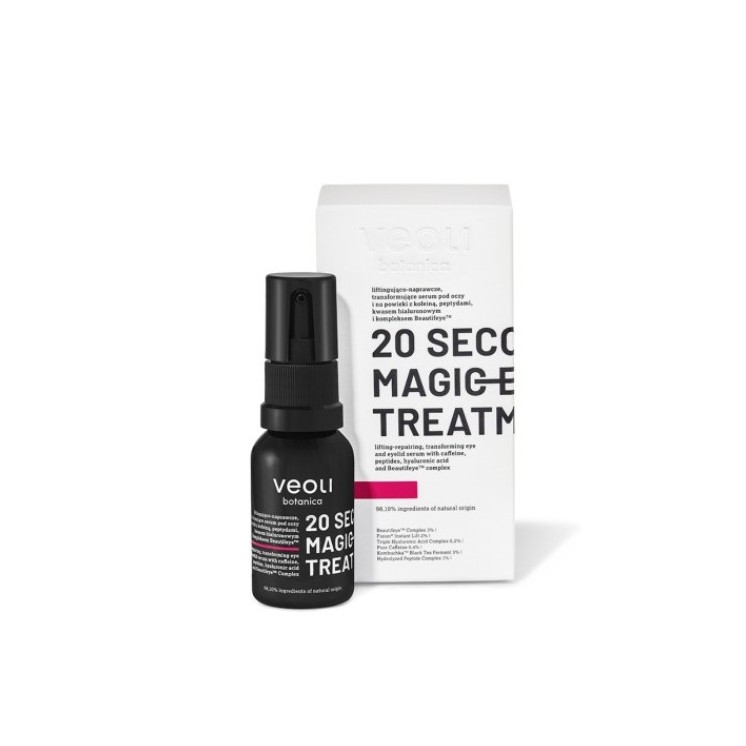 Veoli Botanica 20 Sekonds Magic Eye Treatment підтягуюча та відновлююча трансформуюча Serum для очей 15 мл