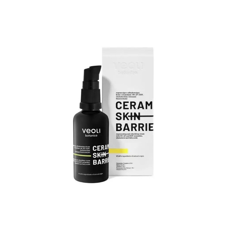 Veoli Botanica Ceramide Skin Barrier regenerująco-odbudowujący Krem do twarzy z ceramidami 40 ml