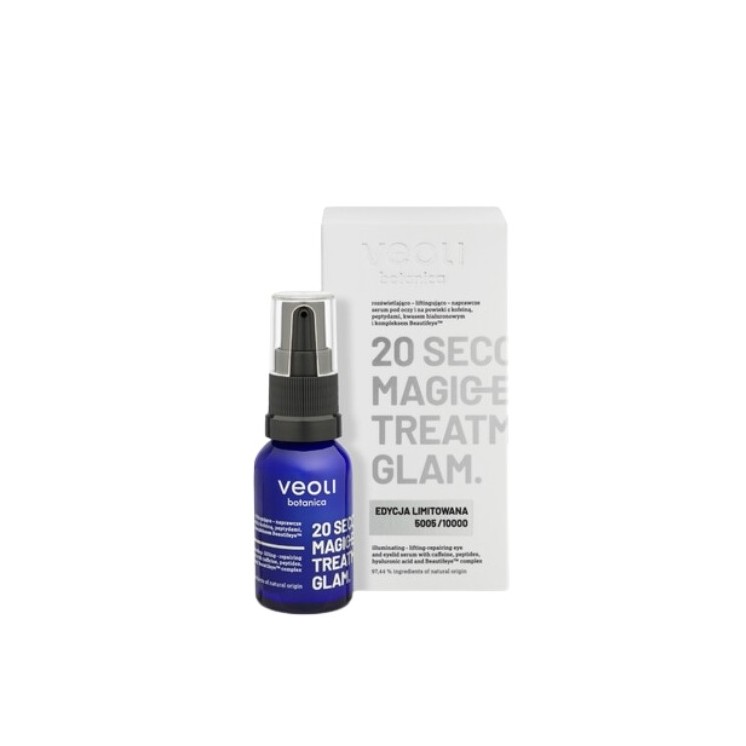 Veoli Botanica 20 Sekonds Magic Eye Treatment Glam Edycja Limitowana liftingująco-rozświetlające Serum pod oczy 15 ml