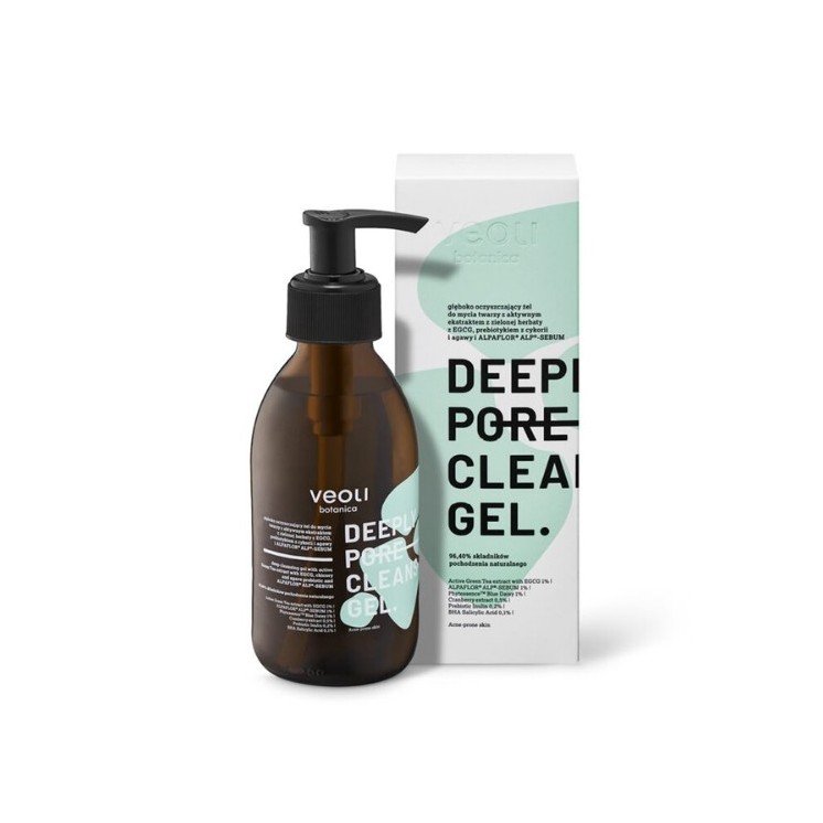 Veoli Botanica Deeply Pore Cleansing Gel głęboko oczyszczający Żel do mycia twarzy 200 ml
