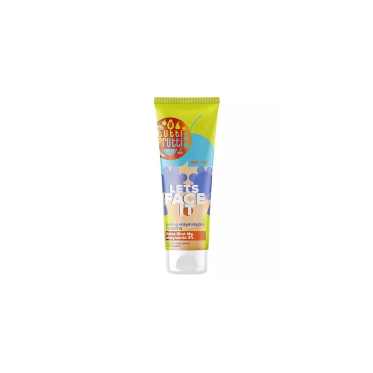 Farmona Tutti Frutti Let's Face It Enzymatyczny Peeling do twarzy z Papainą i Niacynamidem 100 ml