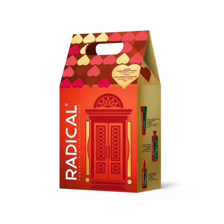 Farmona Radical Zestaw Prezentowy Wzmacniający Włosy: Szampon 400 ml + Serum 100 ml + Mgiełka 200 ml