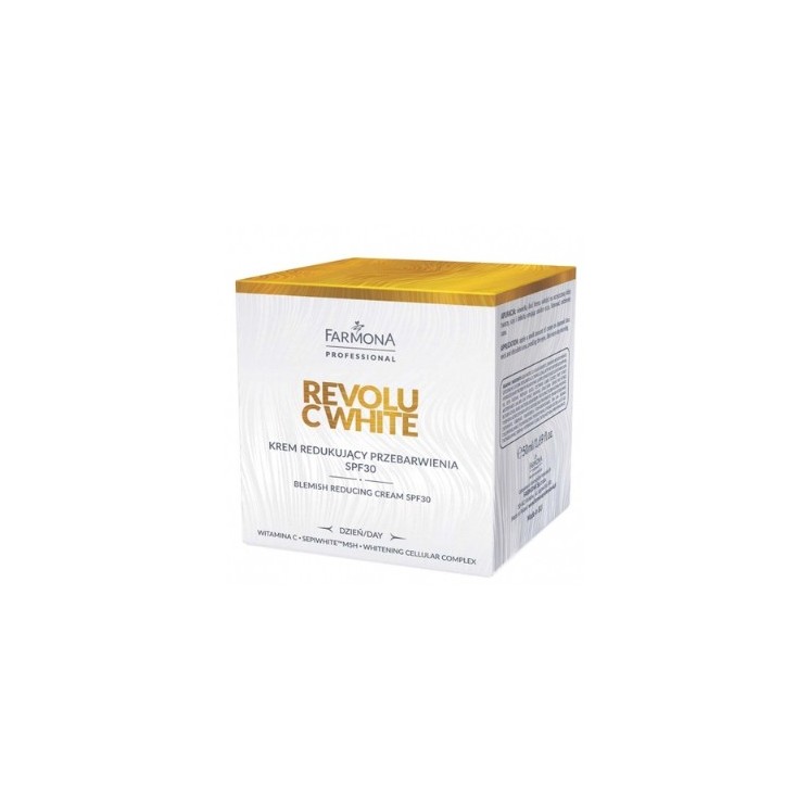 Farmona Professional REVOLU C WHITE Krem do twarzy na dzień redukujący przebarwienia z filterm SPF30 50 ml