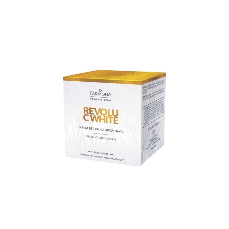 Farmona Professional REVOLU C WHITE Restrukturyzujący Krem do twarzy na noc 50 ml