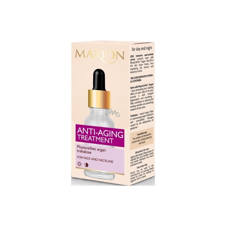 Marion Anti-aging Treatment Serum do twarzy i szyi z arganem 20 ml