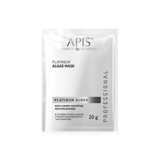 Apis Platinum Gloss Platinum-Algenmaske mit Kupfertripeptid und Niacinamid 20 g