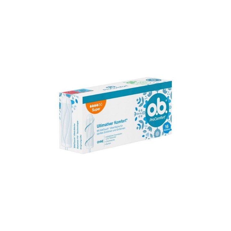 O.B. ProComfort Tampony higieniczne Super Plus 16 sztuk