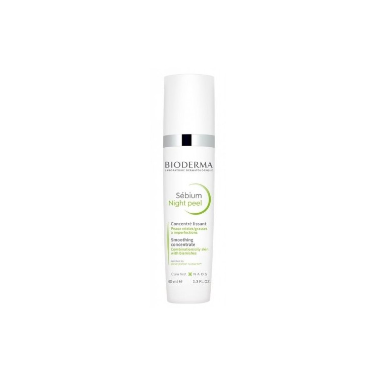 Bioderma Sebium Night Peel Delikatny dermatologiczny Peeling do twarzy na noc 40 ml