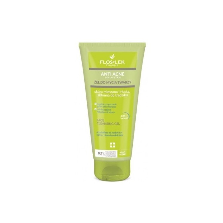 Floslek Anti-Acne 24h System Żel do mycia twarzy 200 ml