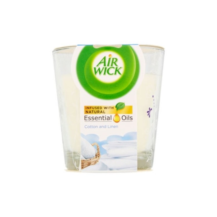 Airwick COTTON AND LINEN Duftkerze 105 g