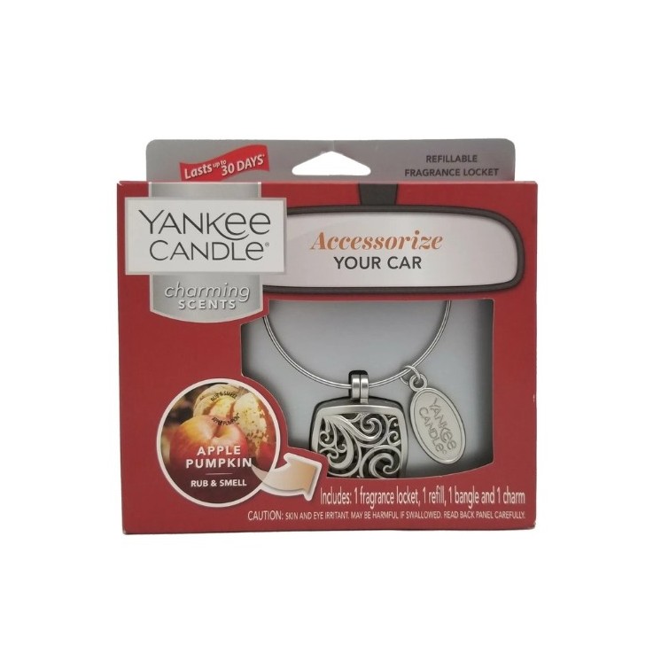 Yankee Candle Car Zapach do samochodu Charming Scents Zestaw z uzupełniaczem Apple Pumpkin 1 sztuka