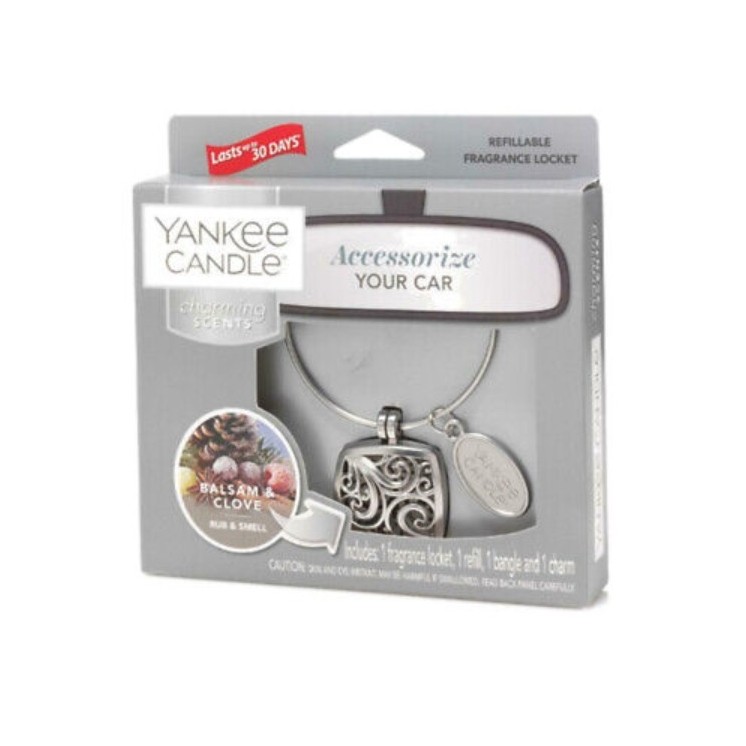 Yankee Candle Car Zapach do samochodu Charming Scents Zestaw z uzupełniaczem Balsam & Clove1 sztuka