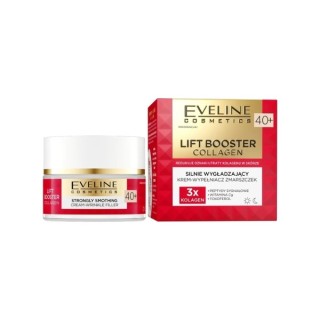 Eveline Lift Booster Collagen Stark glättende Creme – Faltenfüller 40+ 50 ml Eveline Lift Booster Collagen Stark glättende Creme – Faltenfüller 40+ 50 ml