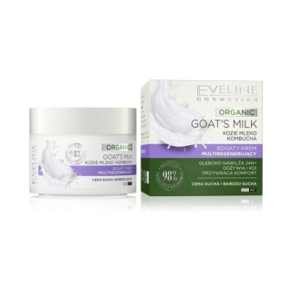 Eveline Organic Goat's Milk Rich Multi-regenerating face cream 50 ml Eveline Organic Goat's Milk Rich Multi-regenerating face cream 50 ml