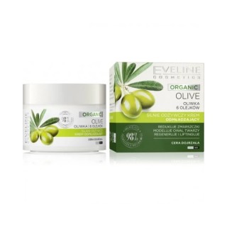 Eveline Organic Olive Stark nährende, verjüngende Gesichtscreme 50 ml