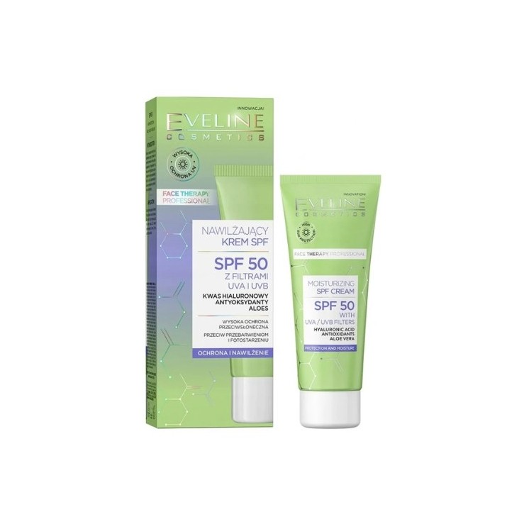 Eveline Feuchtigkeitsspendende Gesichtscreme mit SPF50 Filter 30 ml