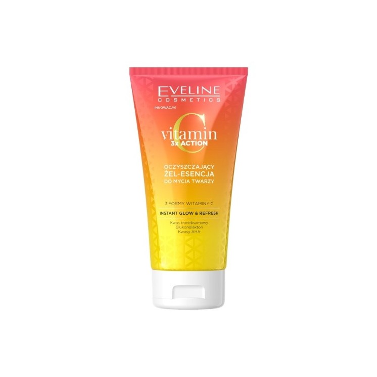 Eveline Vitamin C 3x Action Cleansing Gel - есенція для вмивання обличчя 150 мл