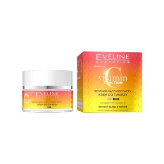 Eveline Vitamin C 3x Action Regenerująco - odżywczy Krem do twarzy na dzień i noc 50 ml Eveline Vitamin C 3x Action Regenerująco - odżywczy Krem do twarzy na dzień i noc 50 ml