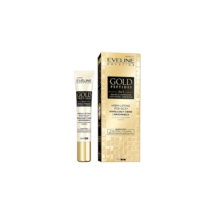 Eveline Gold Peptides Krem - lifting pod oczy niwelujący cienie i opuchnięcia 20 ml
