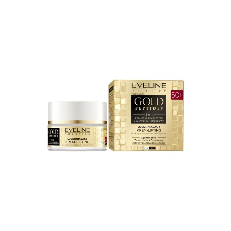 Eveline Gold Peptides Firming Cream - підтяжка обличчя 50+ 50 мл