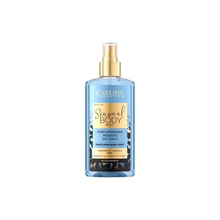 Eveline Sensual Body Mist Perfumowana Mgiełka do ciała Blue Romance 150 ml