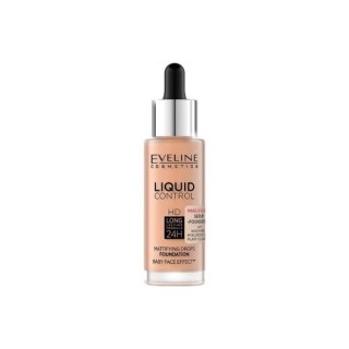 Eveline Liquid Control Gesichtsgrundierung mit Niacinamid in Tropfenform /055/ Honey 32 ml