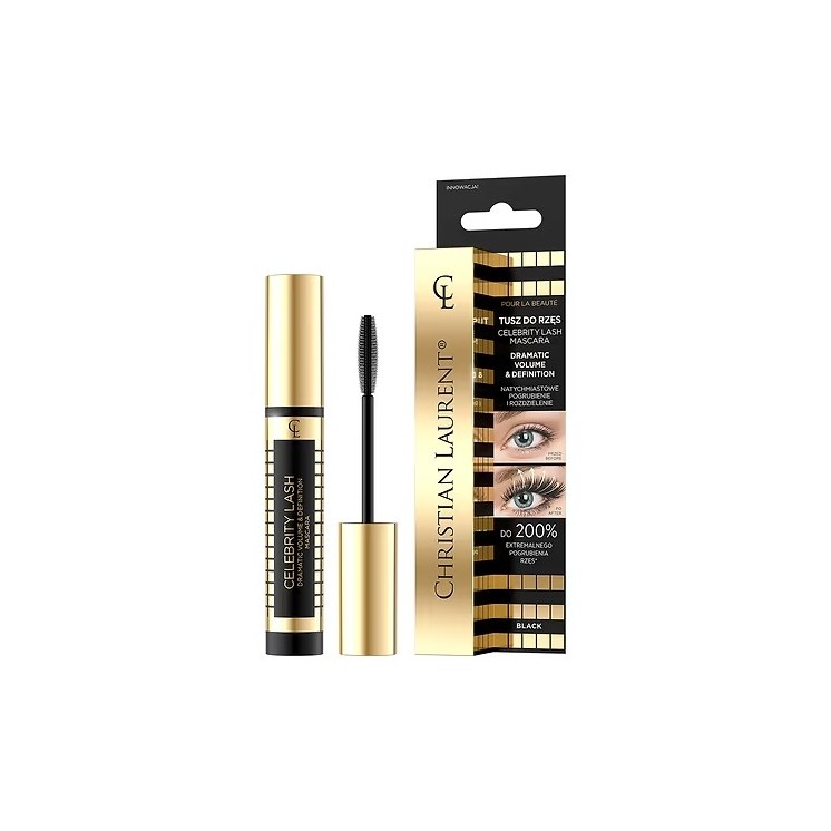 Eveline Christian Laurent Celebrity Lash Tusz do rzęs Pogrubienie i Rozdzielenie 7 ml