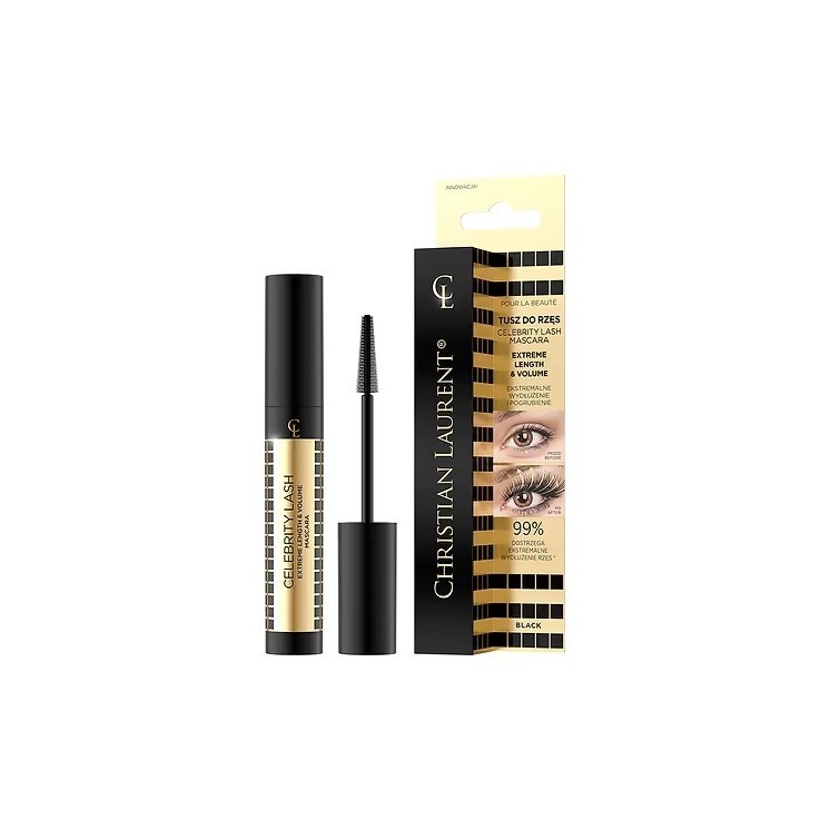 Eveline Christian Laurent Celebrity Lash Mascara Extreme Verlängerung und Verdichtung 7 ml
