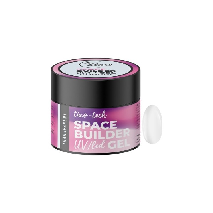 Stars from the Stars Space Bulider Gel Żel budujący UV/LED do paznokci Transparent 45 g