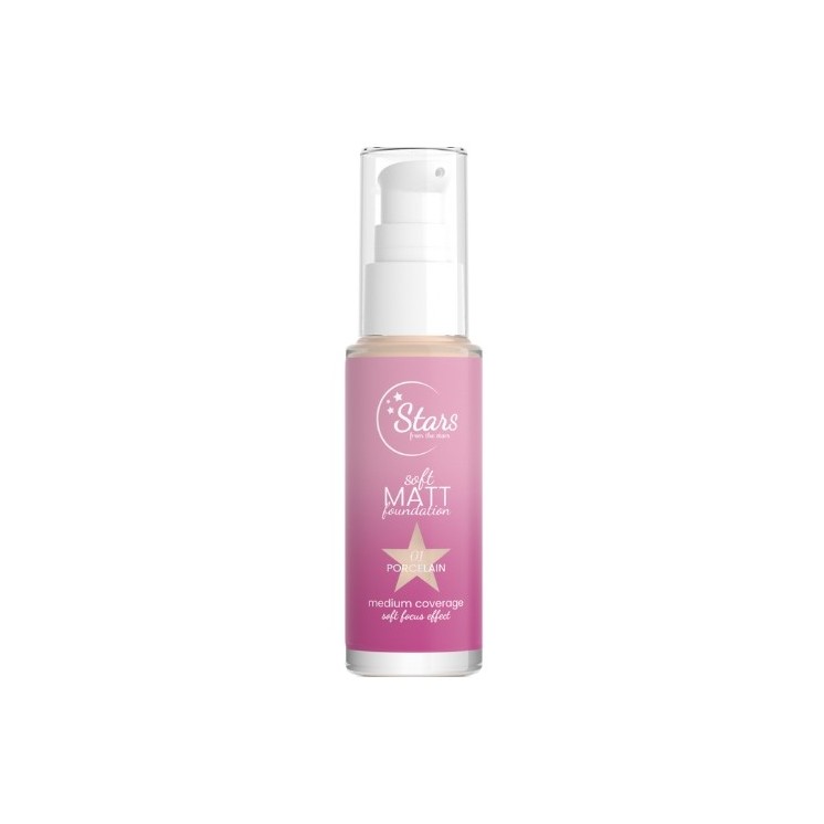 Stars from the Stars Soft Matt Foundation matting face foundation /01/ Porcelaine 30 ml