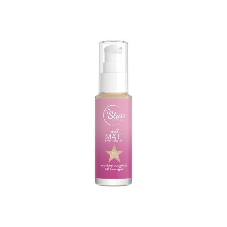 Stars from the Stars Soft Matt Foundation matting face foundation /03/ Nude 30 ml