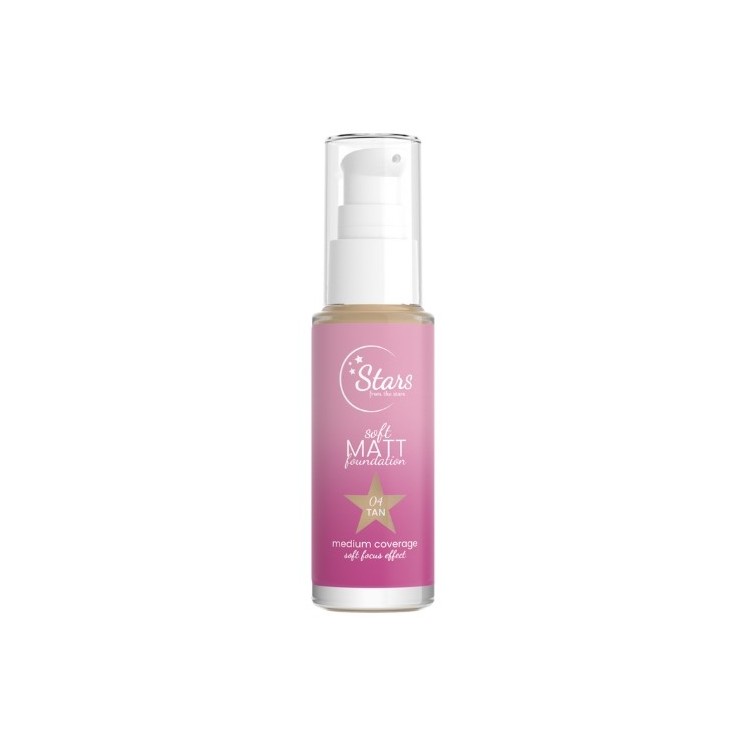 Stars from the Stars Soft Matt Foundation matujący Podkład do twarzy /04/ Tan 30 ml