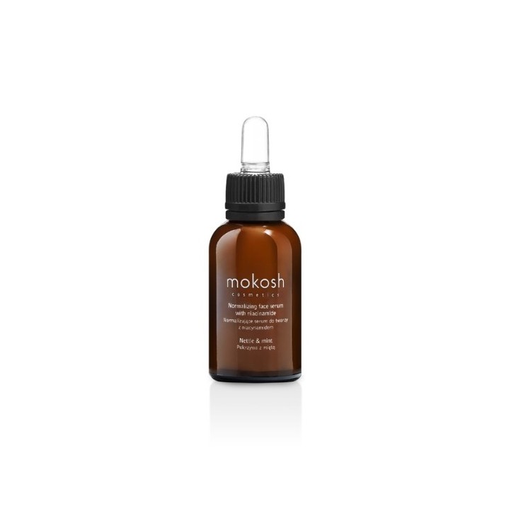 Mokosh normalizujące Serum do twarzy z nicynamidem Pokrzywa z miętą 30 ml