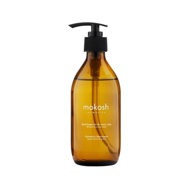 Mokosh feuchtigkeitsspendendes Körperwaschgel Kirsche mit Bernstein 300 ml