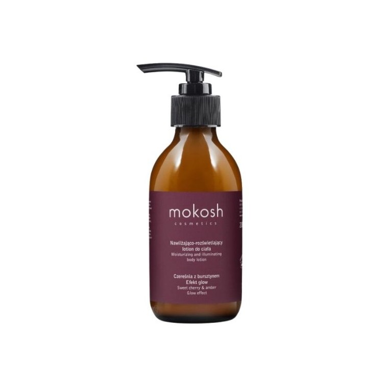 Mokosh nawilżająco-rozświetlający Lotion do ciała Czereśnia 200 ml