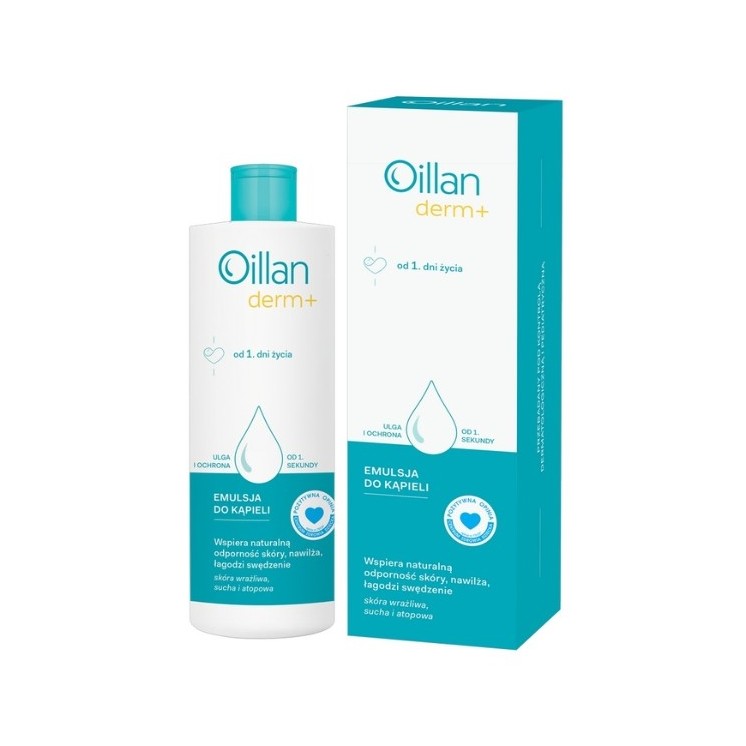 Oillan Derm+ Emulsja do kąpieli od 1. dnia życia 400 ml 