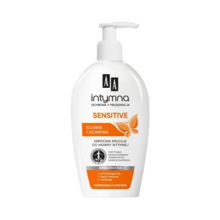 AA Intimate Protection + Creamy Care Емульсія для інтимної гігієни Sensitive 300 мл