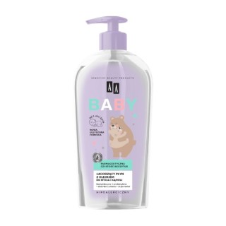 AA Baby Beruhigendes Fluid mit Öl zum Waschen und Baden 400 ml