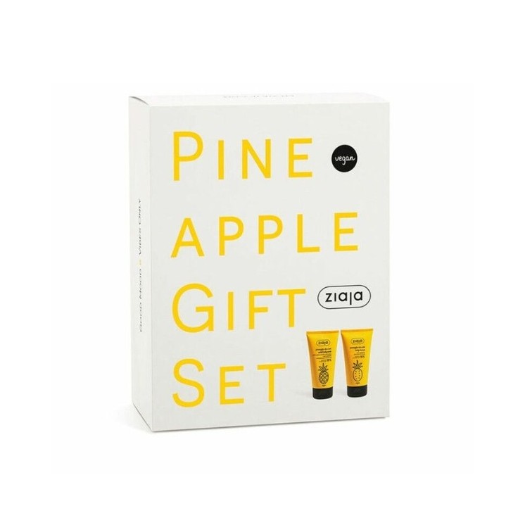 Ziaja Geschenkset Ananas-Körperlotion 160 ml + Peeling 160 ml